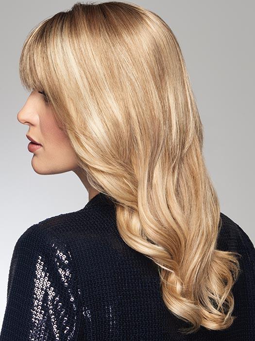 Chameleon | Synthetic Clip In Bangs/ Hair Topper (Mono Base) - Image 4