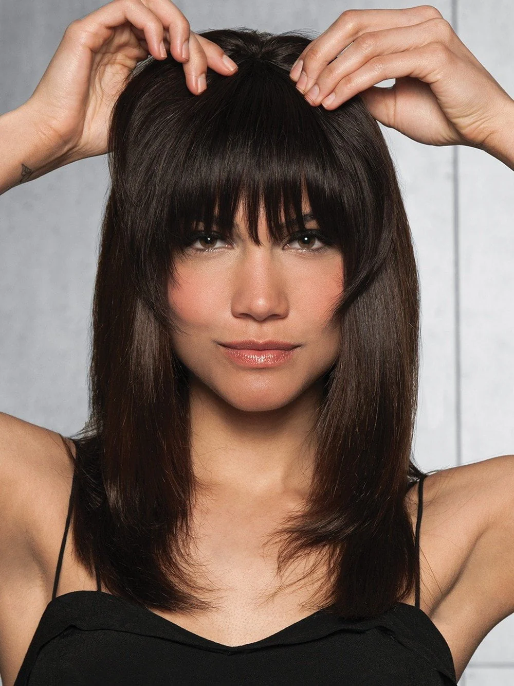 Clip-In Human Hair Fringe/Bang | Human Hair Bang (Clip In) - Image 3