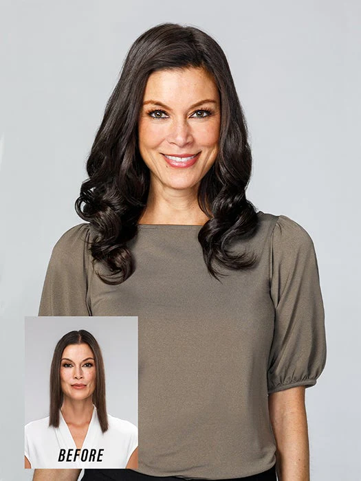 easiPart T HD 18" | Synthetic Hair Topper (Mono Top) - Image 2