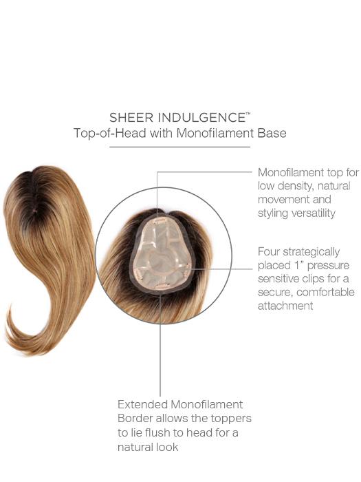 Go All Out 16" | HF Synthetic Hair Topper (Mono Top) - Image 6