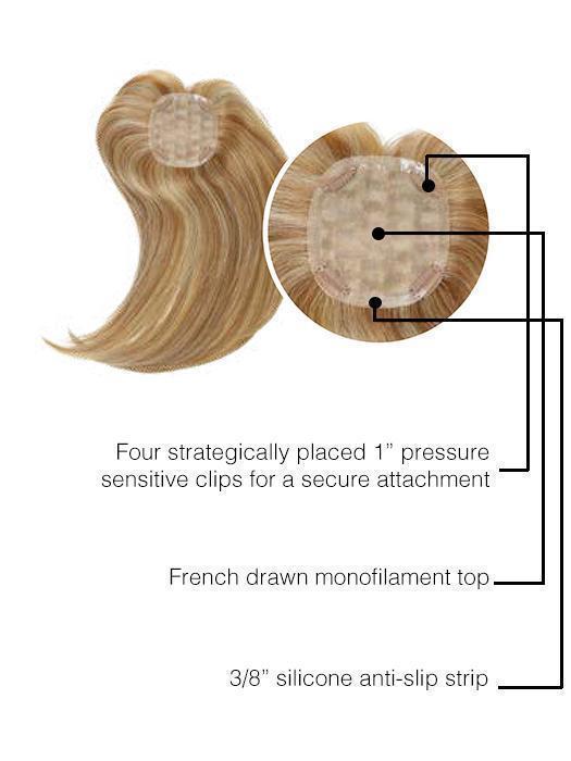Indulgence | Remy Human Hair Topper (Hand-Tied Mono Top) - Image 14