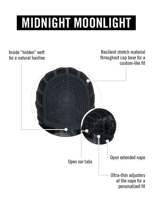Midnight Moonlight | HF Synthetic Wig (Basic Cap) - Image 8