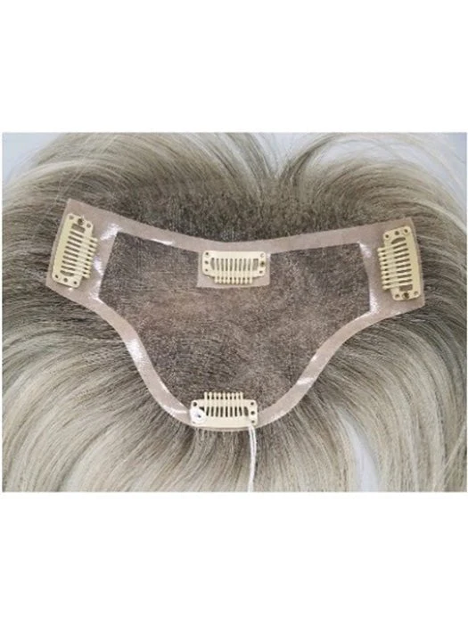 Remy HH Topper 10" | Human Hair Lace Front Topper (Mono Top) - Image 5