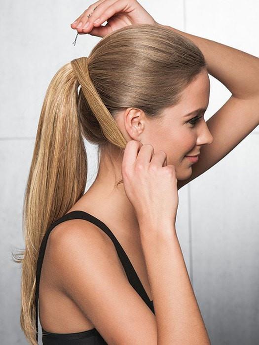 18" Simply Straight Pony | Synthetic Ponytail (Wrap-Around) - Image 3