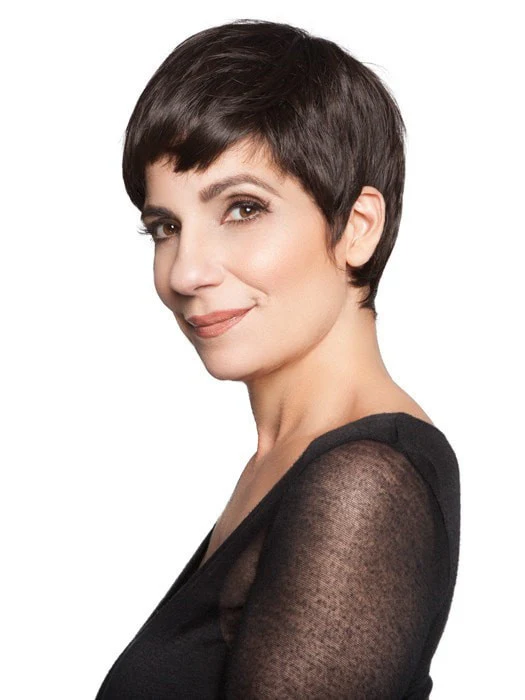 Space | Short Synthetic Wig (Mono Crown) | DISCONTINUED - Image 4