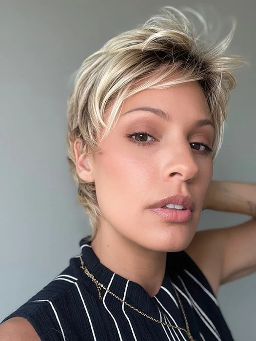 Swept Back Short Cut | Synthetic Wig (Basic) - Image 3