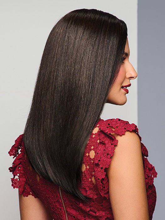 Unmatched 18" | Synthetic Hair Hair Topper (Hand Tied) - Image 3